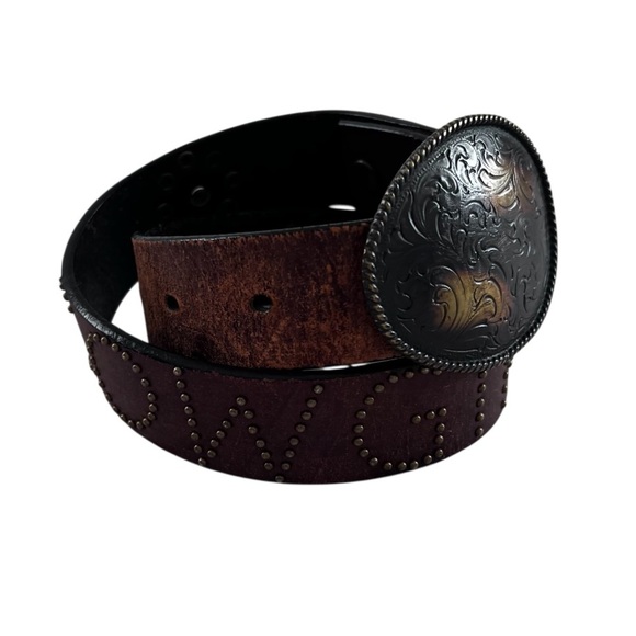 Nocona Girls Embellished Cowgirl Belt - Picture 2 of 13